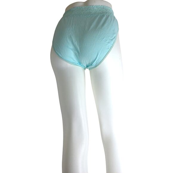 Vintage Myonne Blue Hi Leg Panties Bloomers Size 6 NEW - Picture 7 of 8